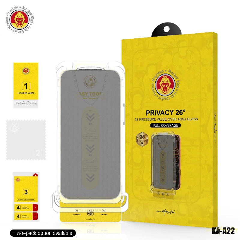 Huaguo Mountain · Monkey King Magic Box Screen Protector Kit Tempered Glass